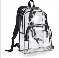 China Hot-selling Fashionable Climbing backpack Travel Backpack PVC clear bag Hiking backpack for sale