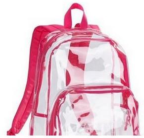 China Hot-selling Fashionable Transparent backpack Travel Backpack PVC clear backpack for sale