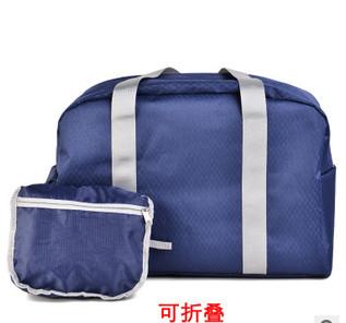 China Hot-selling Foldable Travel bag with Handles and side pockets Zipper travel bag for sale