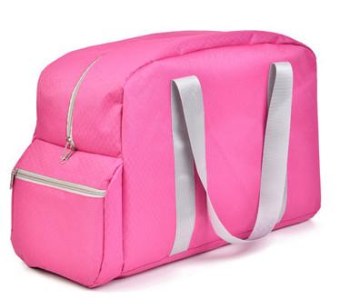 China Hot-selling Foldable Travel bag with Handles and side pockets Zipper travel bag for sale