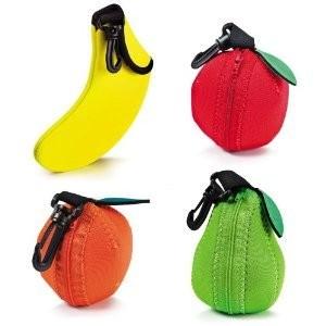 China Hop-selling Neoprene Fruit bag Fancy fruit pouch with hook Fruit sleeve Fruit holder for sale