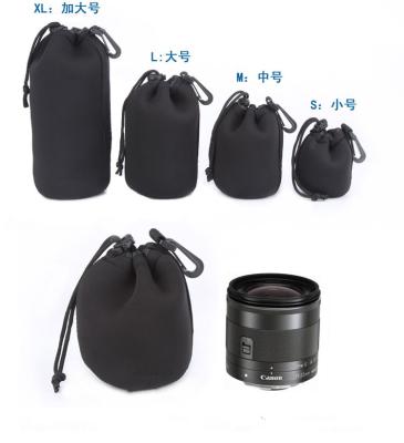 China Hot-selling Fashionable Neoprene Camera Lens bag Lens Pouch Lens Tube bags for sale