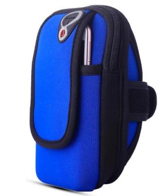 China Hot-selling Outdoor Neoprene Climbing Phone pouch Sports Cellphone bag Durable phone bag Armband for sale