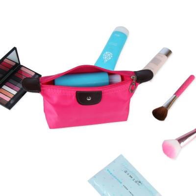 China Hop-selling cosmetic bag with zipper cosmetic case Make up bag toiletry bag in different colors for sale