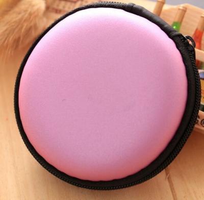 China Hot selling Fashionable High quality EVA Wallet Fancy Purse Coin purse with zipper Fashion wallet in Round shape for sale