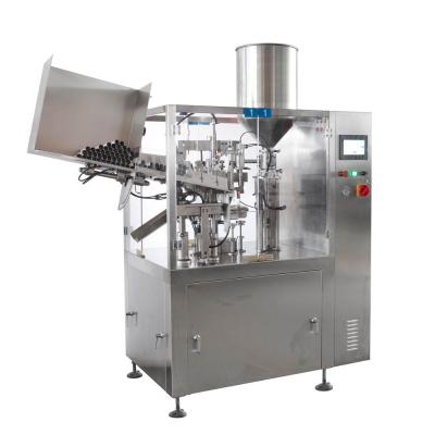 China Beverage tube filler and sealer inner-heating type, toothpaste plastic aluminum tube filling and sealing machine for sale