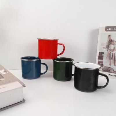 China 2023 Viable Factory Enamel Mug 500ml Farm Mugs 500ml Enamel Mugs for sale