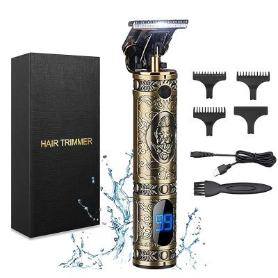 China Household Men's Professional USB Interface Rechargeable Electric Hair Trimmer for sale