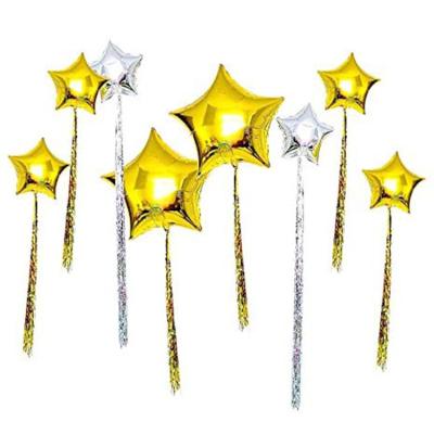 China 2023 Hot Selling Modern And Luxurious Star Pentagon Star Balloon Aluminum Foil Balloons For Wedding Decoration for sale