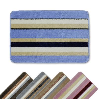 China Washable Floor Mat TPR Backing Kitchen Bathroom Door Mat Indoor And Outdoor 100% Polyester for sale