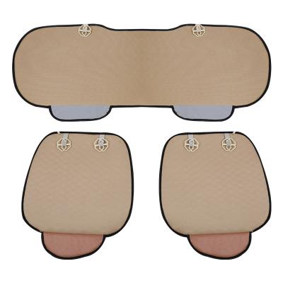 China Danny Car's Three-Piece Set Of Washable Leather Car Non-Slip Cushion Mats Without Backrest For All Seasons Suitable For Left Drive for sale