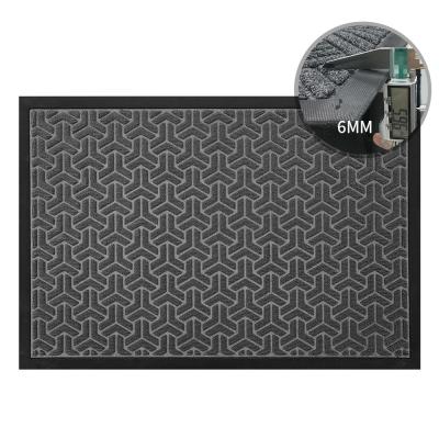 China Commercial Washable Non Slip Door Mat Shopping Mall Entrance Mat Household Dust Proof 90*150cm Door Mat for sale