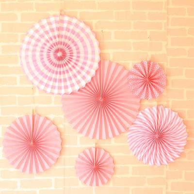 China Luxury 2022 new year wall decoration paper flower fan set new year decoration wedding birthday party wedding background wall for sale