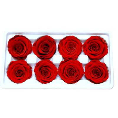 China Luxury Factory Supply Direct Wholesale Preserved Roses 5-6cm A Grade High Quality Boutique Each In A Cup for sale