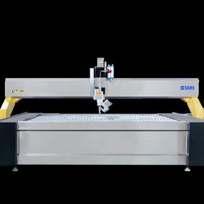 China Metal fabrication AC 5axis waterjet cutting machine with Beckoff controller for sale