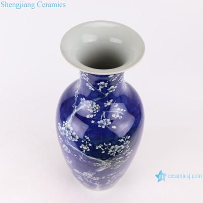 China Home Art Decor RYWG27 Blue and White Chinese Hand Painted Ceramic and Porcelain Floor Furniture Vases Vases for sale