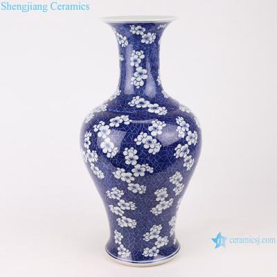 China Free Shipping Home Art Decor RYWG25 Chinese Blue And White Ceramic And Porcelain Floor Furniture Vases Vases for sale