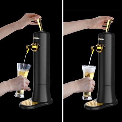 China Viable Beer Ware Promotional Electric Beer Dispenser Bubbler Ultrasonic Desktop Foam Maker for sale