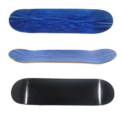 China Adult Wholesale Stained Wooden Deck Maple Cruiser Color Dual 8 Inch Kick Skateboard Deck for sale