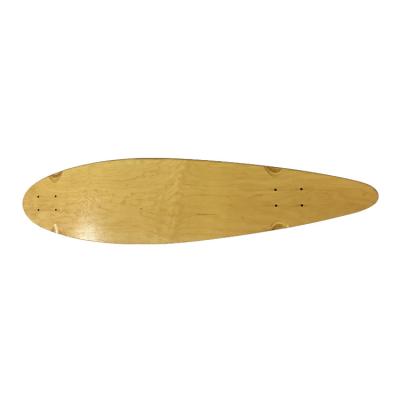 China Adult Pintail Classic Shape 40 Inch Longboard Cruising Deck With Canadian Maple for sale