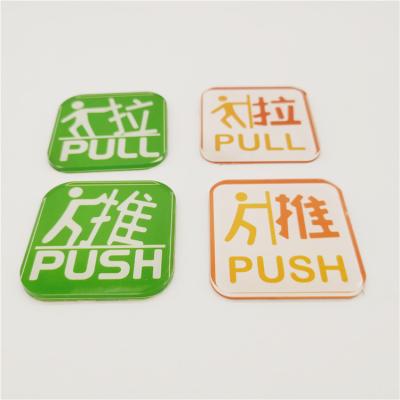 China Customized Plastic Acrylic Door Sign Hotel Room Door Signs Shopping Malls For Come And Go for sale