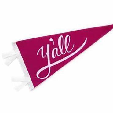 China Customized Wholesale Custom Felt Printed Hanging Flag Sports Club Felt Triangle Pennant Pennant Printed Banner for sale