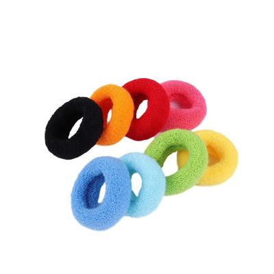 China Colorful Elastic Seamless Durable Elastic Terry Hair Band For Kids for sale