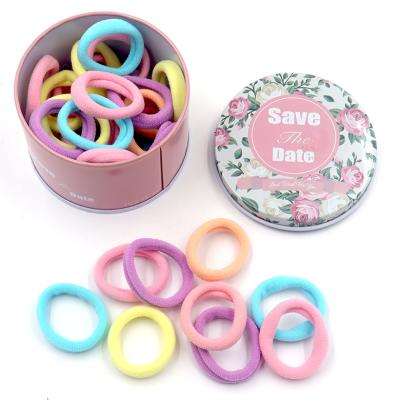 China Seamless Elastic Yoga Hair Band Spandex Headband Gift Box Ponytail Hair Ties For Girls for sale