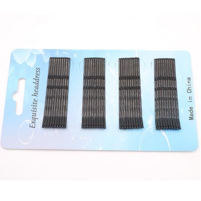 China Durable Steel Hair Pin Hair Clip Clip Metal Black Colored Hair Accessories for sale