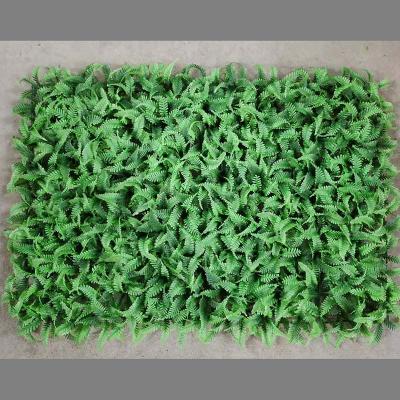 China Wholesale Waterproof Plant Wall Boxwood Hedge Persian Decorative Green Artificial Grass For Green Exterior Wall AP18386 40*60CM for sale