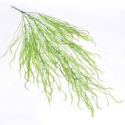 China Waterproof 95cm Wholesale Decorative Artificial Hanging Plants Dropping Plant Asparagus for Garden and Home Decoration AHP2032 for sale