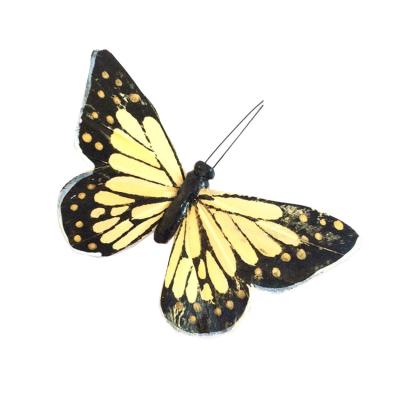 China Realistic feather craft butterflies for wedding centerpieces for sale