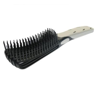 China Private Label Compact Rubber Flexible Wet Detangling Brush Soft Hair Detangling Brush For Natural Hair for sale