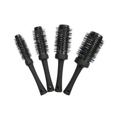 China New Wholesale Duct Aluminum Tube Ceramic Roller Hair Brush Hairdressing Brushes Hair Styling Brushes for sale