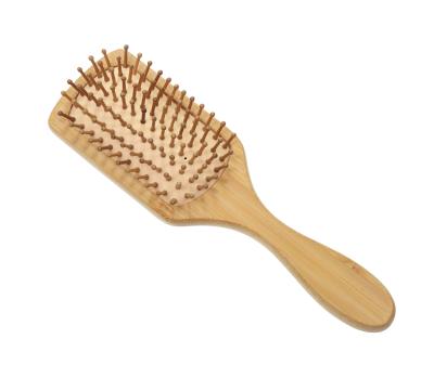 China Logo Long Handle Natural Logo Long Handle Massage Scalp Air Cushion Paddle Private Bamboo Hair Brush for sale