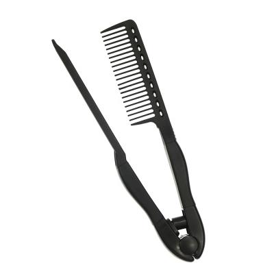 China Professional Hair Salon Salon Tool Heat Resistance Hair Straightening Iron Easy Comb for sale