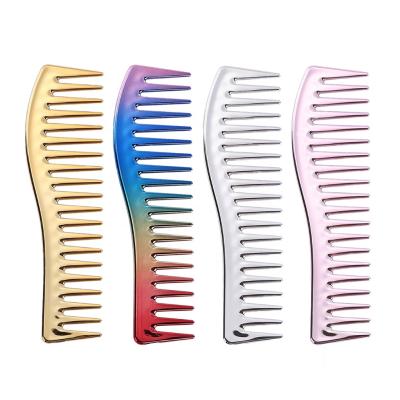 China Salon Private Logo Hot Selling Salon And Family Use Professional Wide Tooth Detangler Hair Comb for sale