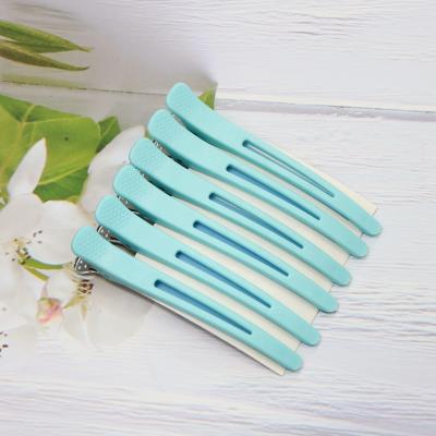 China European and American custom logo fashion style hair clip section cheap wholesale heat resistant hair clip for sale