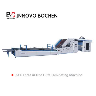 China Velocidad acanalada de la máquina 1500*1500M M del laminador de la flauta del cartón que lamina en venta