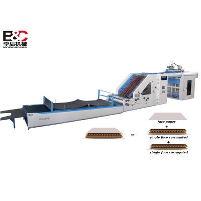 China 5 Ply Servo Automatic Flute Laminating Machine 150m/Min for sale