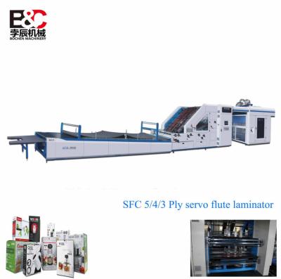 China SFC1500 Automatic Corrugation to Corrugation Sheet 5ply Flute Laminating Machine for sale