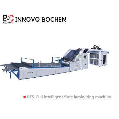 China Automatic GFS Series High Speed Paper Corrugated Flute Lamination Overlap Laminator Machine for sale