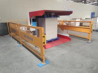 China Efficiënt draaien pallets met automatische stapler Pile Turner Machine uitlijnen en stof verwijderen Te koop