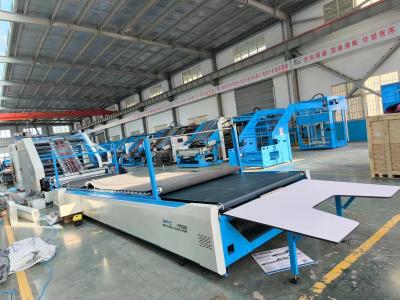 China Lead Edge Feeding Multifunctional Rack Sheet To Sheet 5 Ply Servo Laminating Machine 160m/Min High Speed for sale