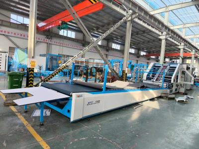 Chine Machine de laminage à grande vitesse de feuille à feuille pour papier ondulé avec contrôle servo et correction automatique à 150 m/min à vendre