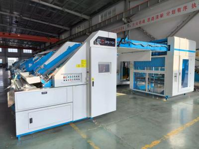 China GFS 200m/Min High Speed Flute Laminator Machine Overlap Feeding And Servo Control For Board Curved Corrugated for sale