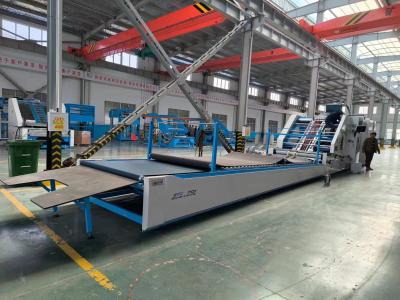 China Máquina de laminado automático de hoja a hoja para papel corrugado con corrección automática y control servo a 160 m/min en venta