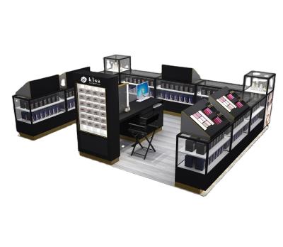 China Modern Attractive Retail Cosmetic Mall Kiosk Cosmetic Retail Mall Store Mall Kiosk For Sale for sale