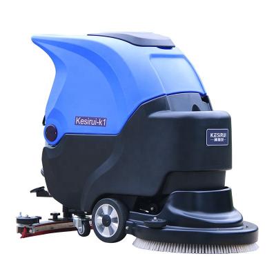 China New Design Amazon Hotels Large Industrial Commercial Automatic Wireless High Pressure Walk Behind Floor Scrubber Dryer Machine for sale