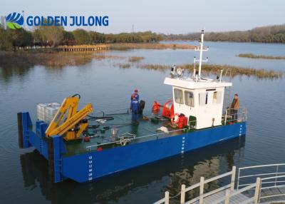 China Hydraulic Multi Cat Work Boat for Dredger Working Speed 8-10 knots 2 Pieces Propeller for sale